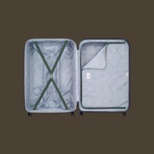 Delsey Meteor Olive Μεγάλη Βαλίτσα Expandable 78cm