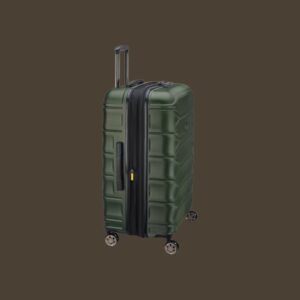 Delsey Meteor Olive Μεγάλη Βαλίτσα Expandable 78cm