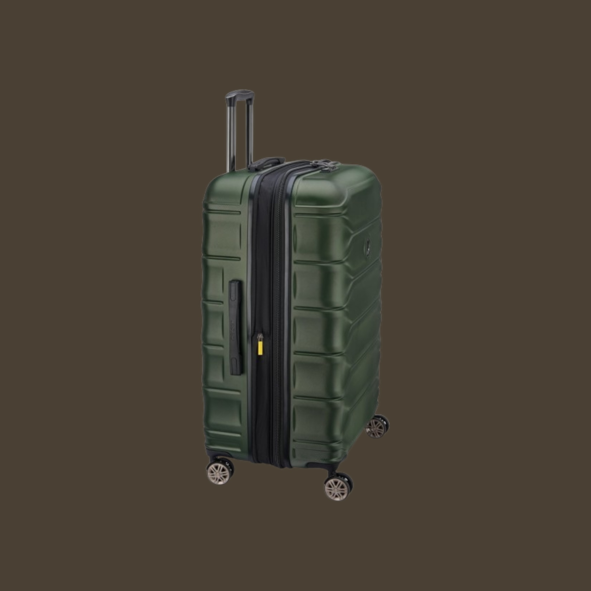 Delsey Meteor Olive Μεγάλη Βαλίτσα Expandable 78cm