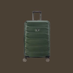 Delsey Meteor Olive Μεσαία Βαλίτσα Expandable 68cm