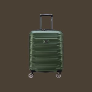 Delsey Meteor Olive Βαλίτσα Slim Καμπίνας Expandable 55cm