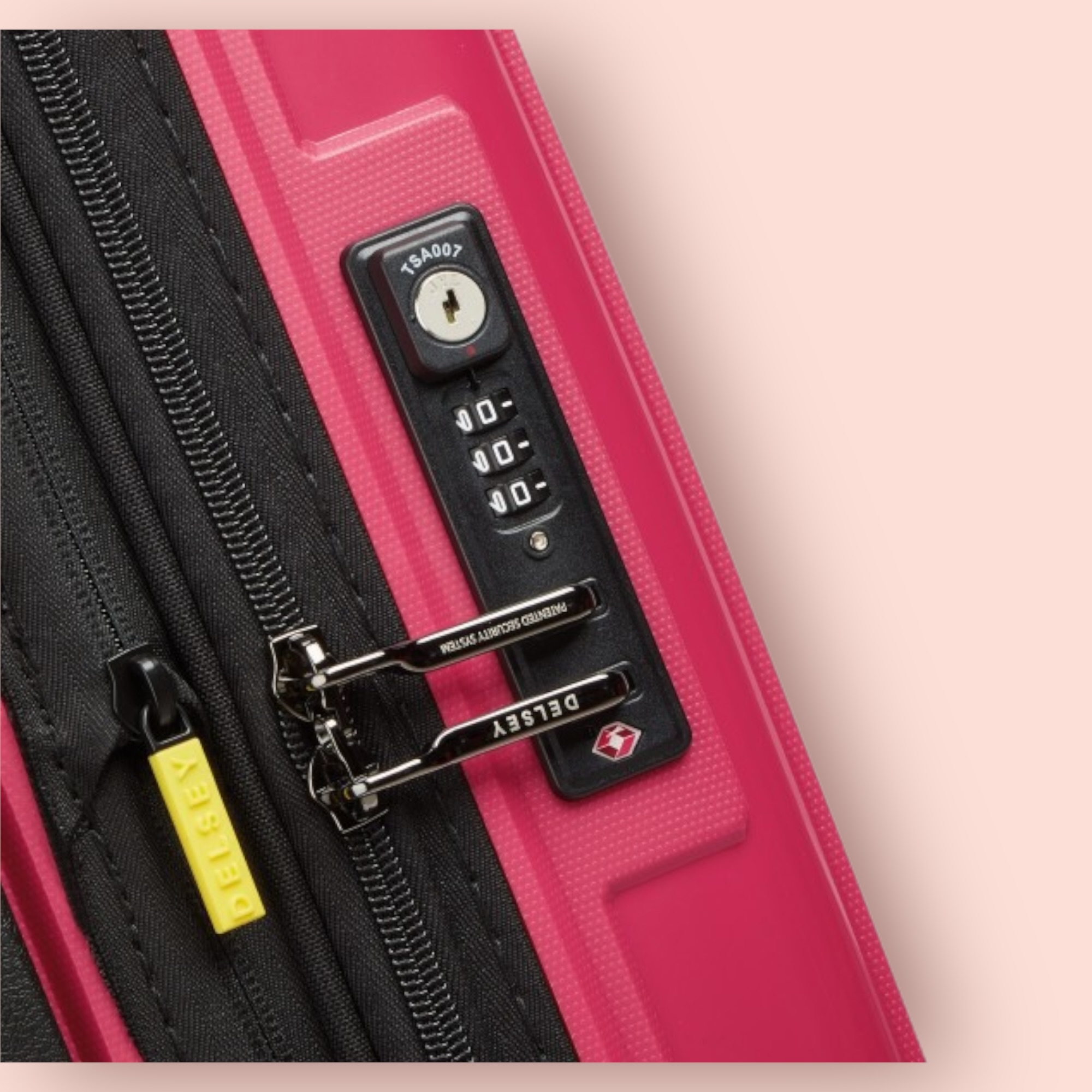 Delsey Lutece SE Βαλίτσα Καμπίνας Slim 55cm Expandable Μωβ - Image 8