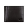 Camel Active Pine Ανδρικό Δερμάτινο Πορτοφόλι Μαύρο