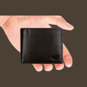 Camel Active Pine Ανδρικό Δερμάτινο Πορτοφόλι Μαύρο