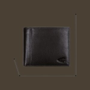 Camel Active Pine Ανδρικό Δερμάτινο Πορτοφόλι Μαύρο