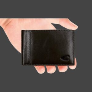 Camel Active Pine Ανδρικό Δερμάτινο Πορτοφόλι Μαύρο