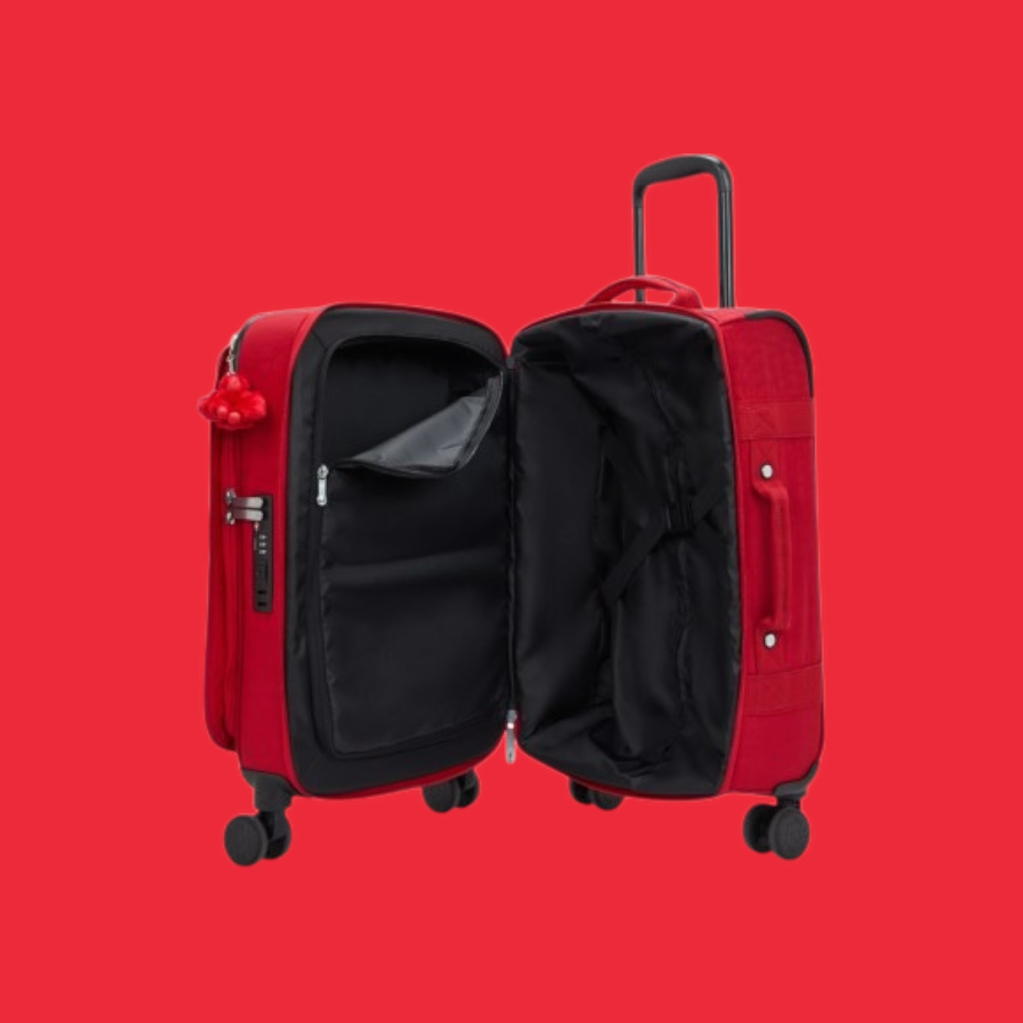 Kipling Spontaneous S Βαλίτσα Καμπίνας 55cm Ruby Red