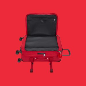 Kipling Spontaneous M Μεσαία Βαλίτσα 66cm Ruby Red