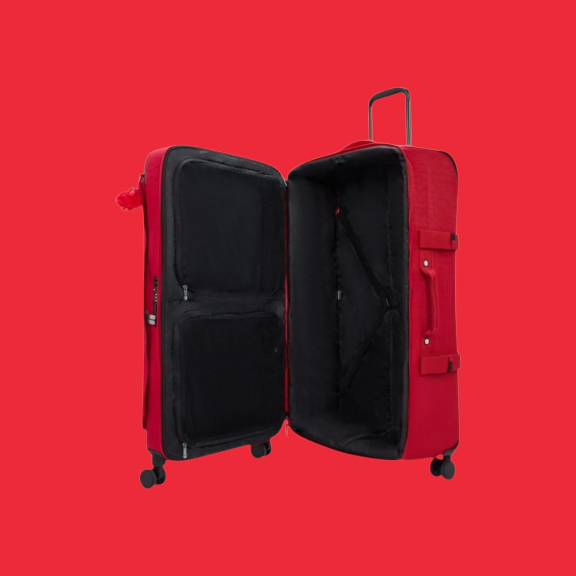 Kipling Spontaneous L Μεγάλη Βαλίτσα 78cm Ruby Red