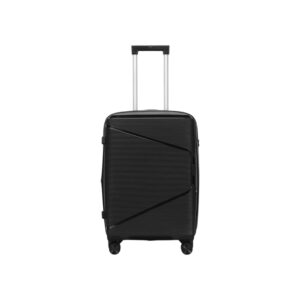 AMBER AM1018 Μαύρο Βαλίτσα Καμπίνας με Προέκταση 55cm