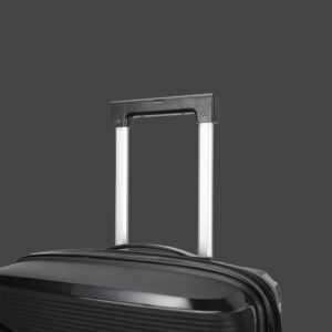 AMBER AM1018 Μαύρο Βαλίτσα Καμπίνας με Προέκταση 55cm