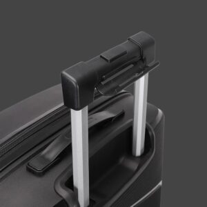 AMBER AM1018 Μαύρο Βαλίτσα Καμπίνας με Προέκταση 55cm