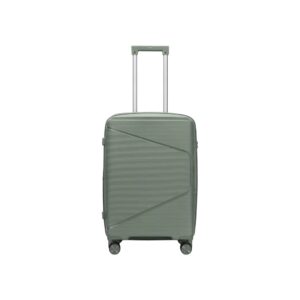 AMBER AM1018 Λαδί Βαλίτσα Καμπίνας με Προέκταση 55cm