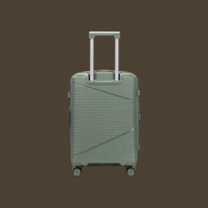 AMBER AM1018 Λαδί Μεγάλη Βαλίτσα με Προέκταση 75cm