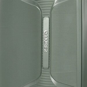 AMBER AM1018 Λαδί Μεγάλη Βαλίτσα με Προέκταση 75cm