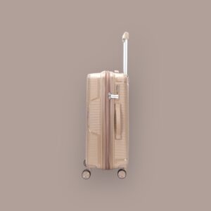 AMBER AM1018 Μόκα Μεγάλη Βαλίτσα με Προέκταση 75cm