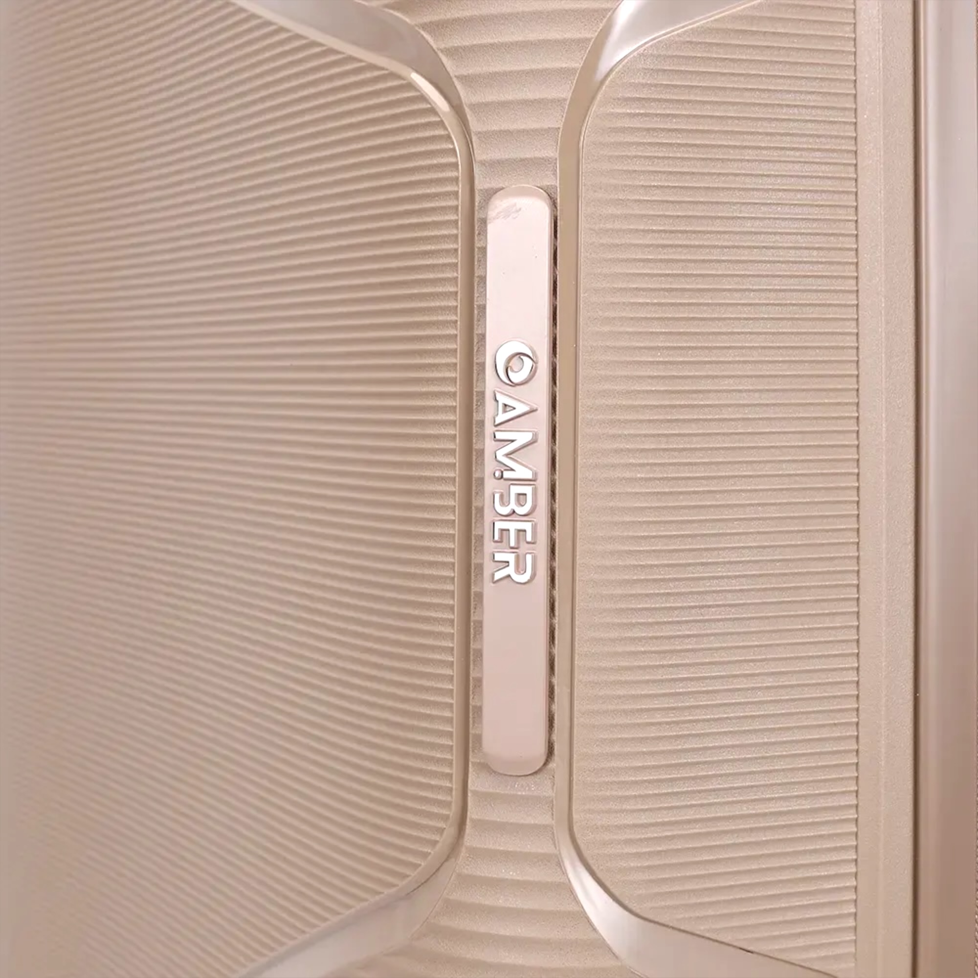 AMBER AM1018 Μόκα Μεσαία Βαλίτσα με Προέκταση 65cm