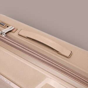 AMBER AM1018 Μόκα Μεσαία Βαλίτσα με Προέκταση 65cm