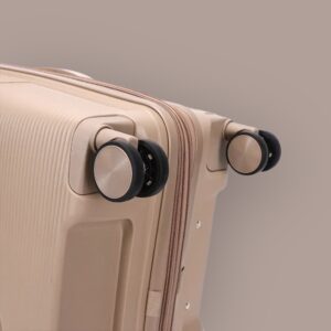 AMBER AM1018 Μόκα Μεγάλη Βαλίτσα με Προέκταση 75cm