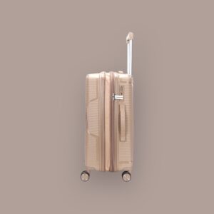 AMBER AM1018 Μόκα Μεγάλη Βαλίτσα με Προέκταση 75cm