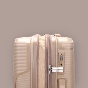 AMBER AM1018 Μόκα Βαλίτσα Καμπίνας με Προέκταση 55cm