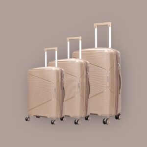 AMBER AM1018 Μόκα Σετ 3 Βαλίτσες με Προέκταση (3τμχ)