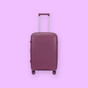 AMBER AM1017 Βαλίτσα Καμπίνας με Προέκταση 55cm Μωβ