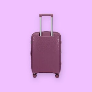 AMBER AM1017 Μωβ Μεγάλη Βαλίτσα με Προέκταση 75cm