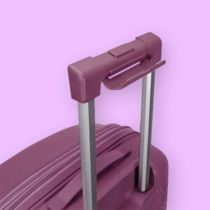 AMBER AM1017 Purple Σετ 3 Βαλίτσες με Προέκταση (3τμχ)