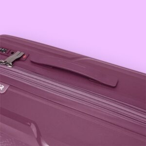 AMBER AM1017 Purple Σετ 3 Βαλίτσες με Προέκταση (3τμχ)