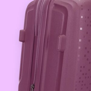 AMBER AM1017 Purple Σετ 3 Βαλίτσες με Προέκταση (3τμχ)