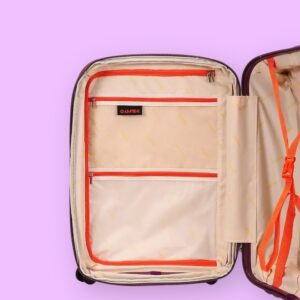 AMBER AM1017 Purple Σετ 3 Βαλίτσες με Προέκταση (3τμχ)