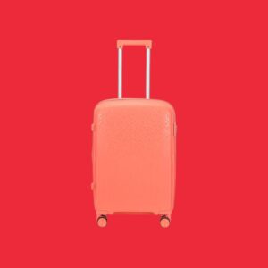 Βαλίτσα καμπίνας με προέκταση AMBER AM1017 Peachy Red