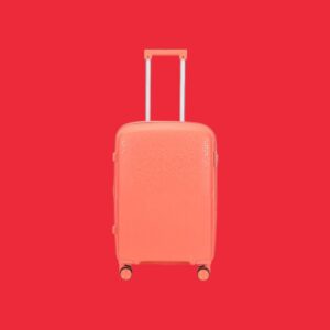 AMBER AM1017 Peach Red Σετ 3 Βαλίτσες με Προέκταση