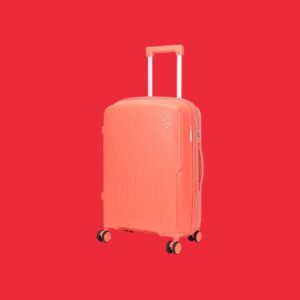 AMBER AM1017 Peach Red Σετ 3 Βαλίτσες με Προέκταση