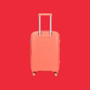 Βαλίτσα καμπίνας με προέκταση AMBER AM1017 Peachy Red