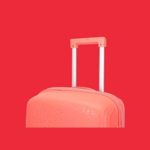 AMBER AM1017 Peach Red Σετ 3 Βαλίτσες με Προέκταση