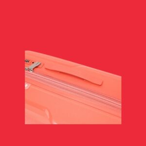 AMBER AM1017 Peach Red Σετ 3 Βαλίτσες με Προέκταση