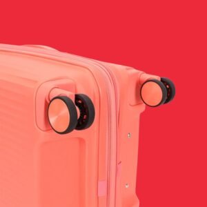 Βαλίτσα καμπίνας με προέκταση AMBER AM1017 Peachy Red