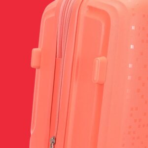 Βαλίτσα καμπίνας με προέκταση AMBER AM1017 Peachy Red