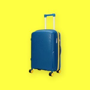 AMBER AM1017 Blue Σετ 3 Βαλίτσες με Προέκταση (3τμχ)