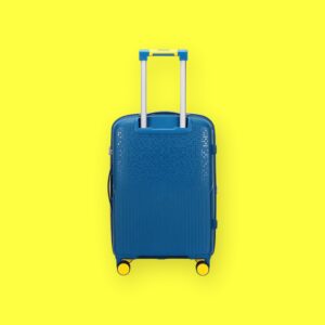 AMBER AM1017 Μπλε Μεγάλη Βαλίτσα με Προέκταση 75cm