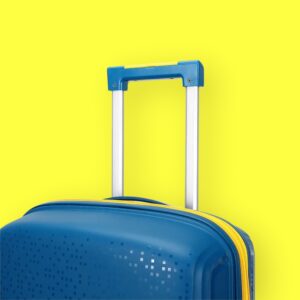 AMBER AM1017 Blue Σετ 3 Βαλίτσες με Προέκταση (3τμχ)