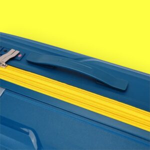 AMBER AM1017 Blue Σετ 3 Βαλίτσες με Προέκταση (3τμχ)