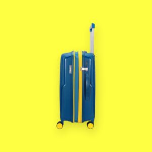 AMBER AM1017 Blue Σετ 3 Βαλίτσες με Προέκταση (3τμχ)