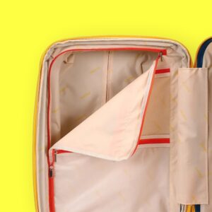 AMBER AM1017 Βαλίτσα Μεσαία με Προέκταση 65cm Μπλε