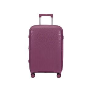 AMBER AM1017 Μωβ Μεγάλη Βαλίτσα με Προέκταση 75cm