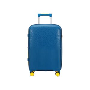 AMBER AM1017 Μπλε Μεγάλη Βαλίτσα με Προέκταση 75cm