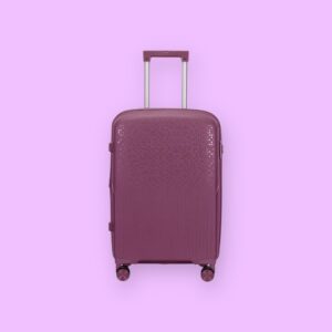 AMBER AM1017 Μωβ Μεσαία Βαλίτσα με Προέκταση 65cm