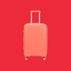 AMBER AM1017 Βαλίτσα Μεσαία με Προέκταση 65cm Peachy Red